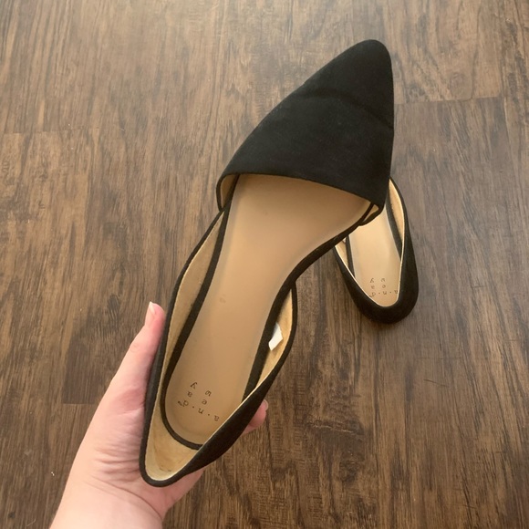 A new day microsuede pointed toe flats - Picture 2 of 5